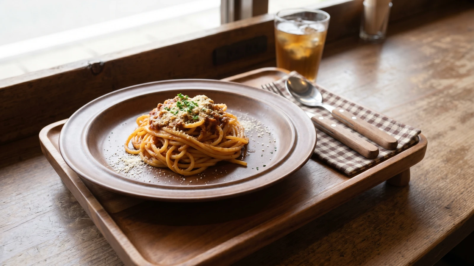 Mīto Sōsu Supageti (ミートソーススパゲッティ, meat-sauce spaghetti)