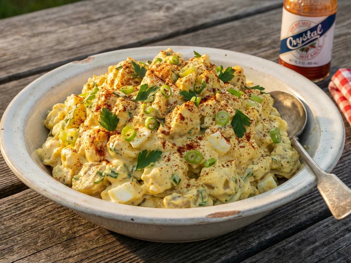 Deviled Egg Potato Salad - Chef Remy