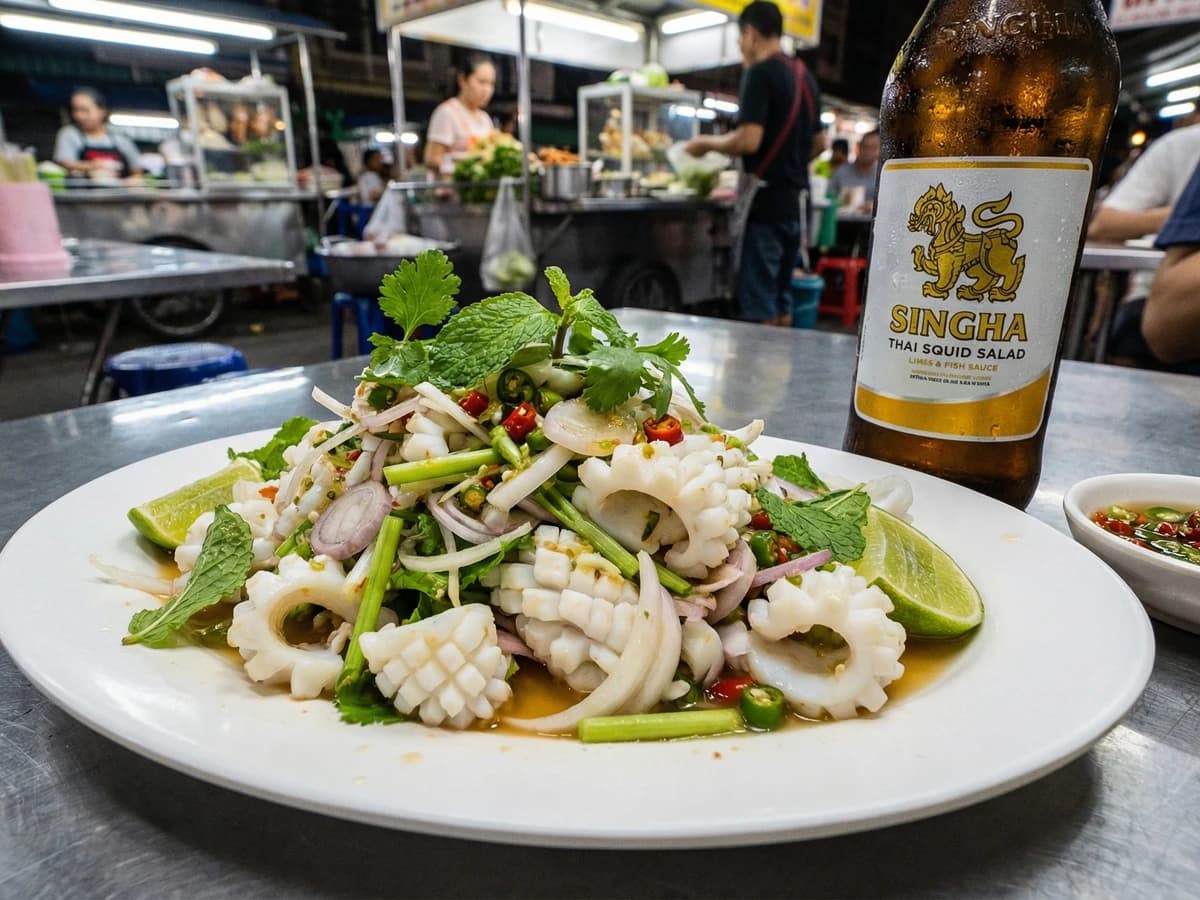 Squid Salad (Yam Pla Muek) - Chef Fai