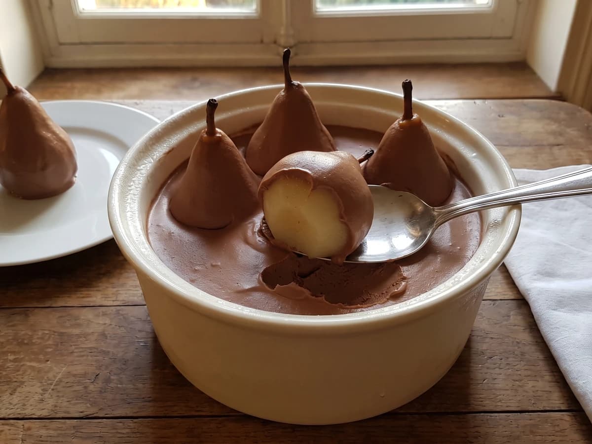 Poires à la Religieuse - Chef Juliette