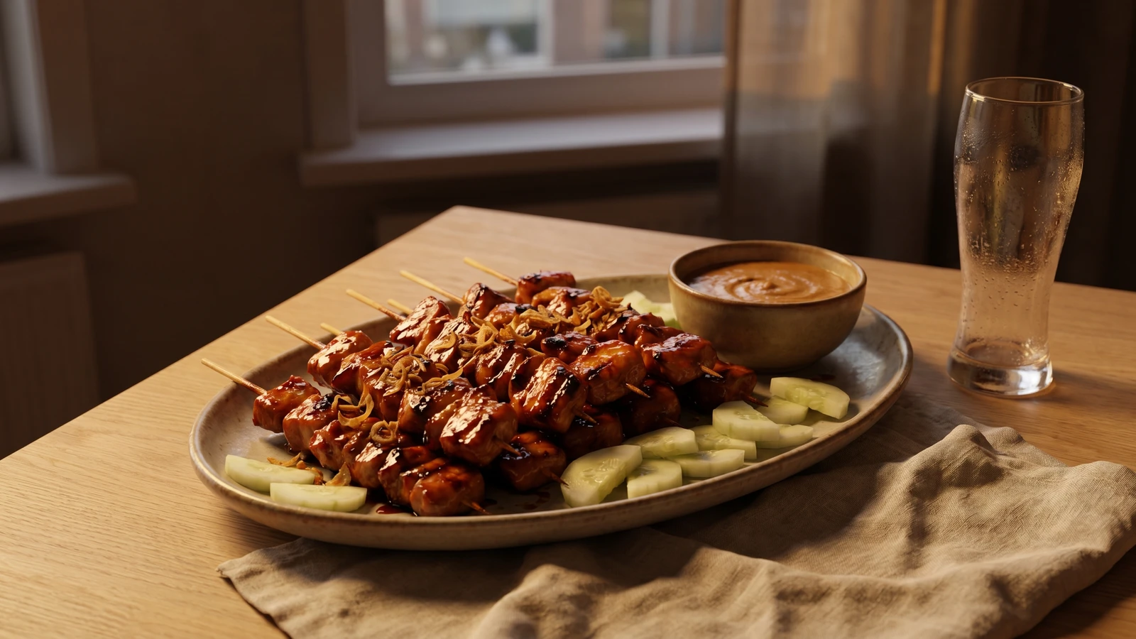 Saté Manis (Sweet Indo-Dutch Pork Skewers)