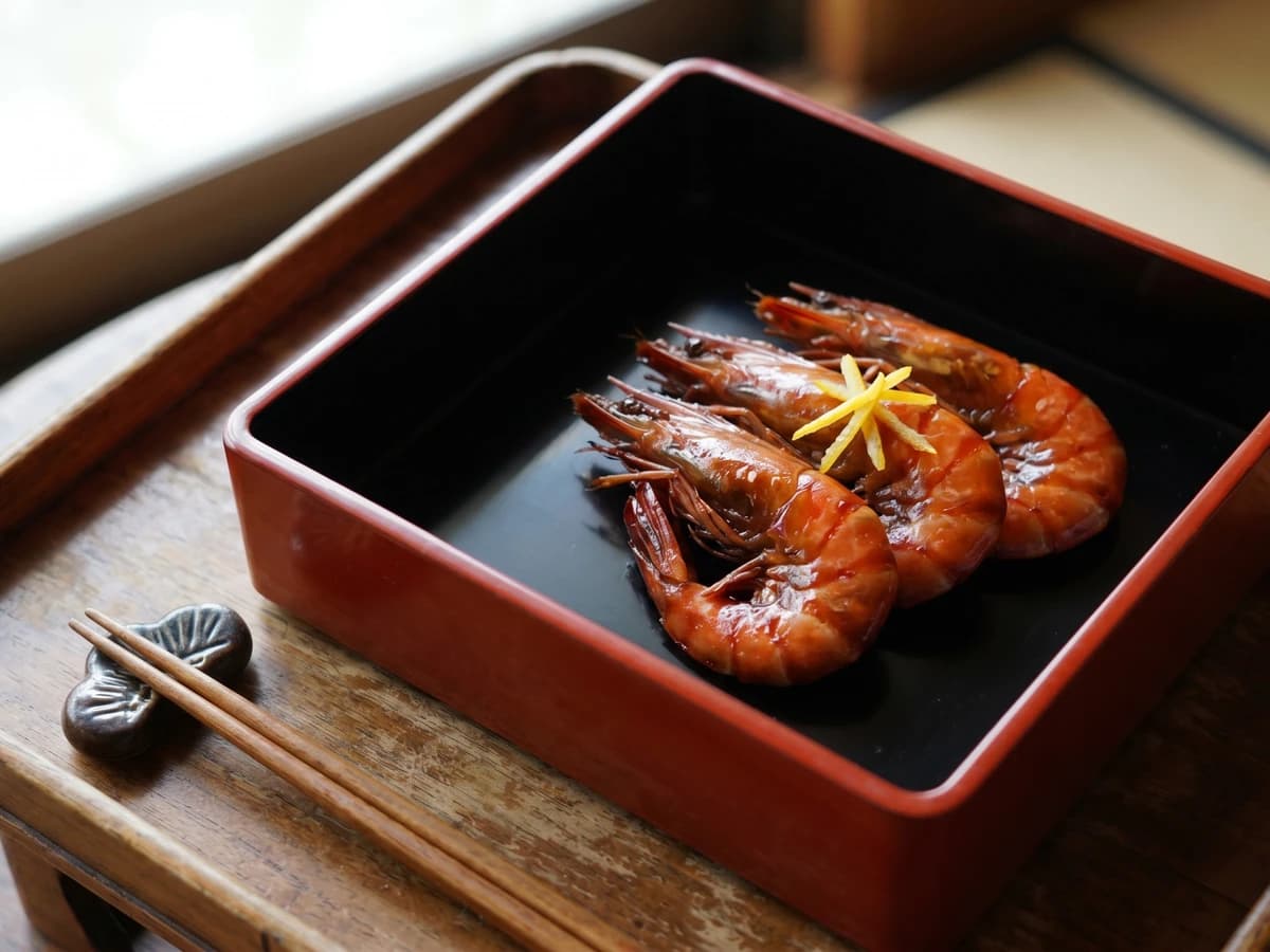 Sweet-Simmered Shrimp (海老の旨煮, Ebi no Umani) - Chef Takumi