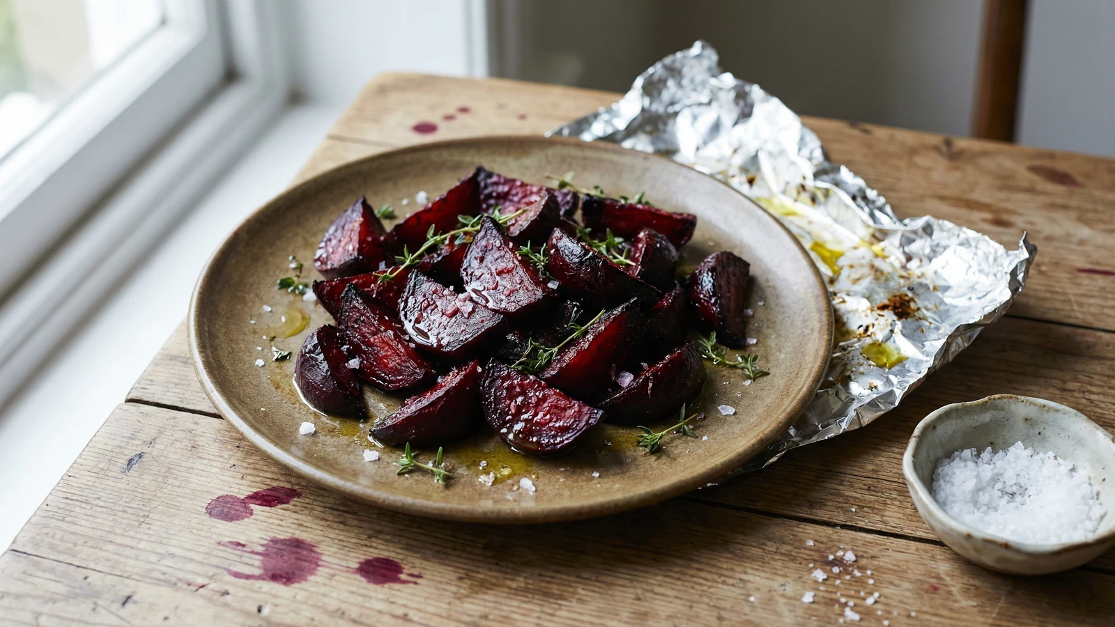 Roasted Beetroot with Thyme