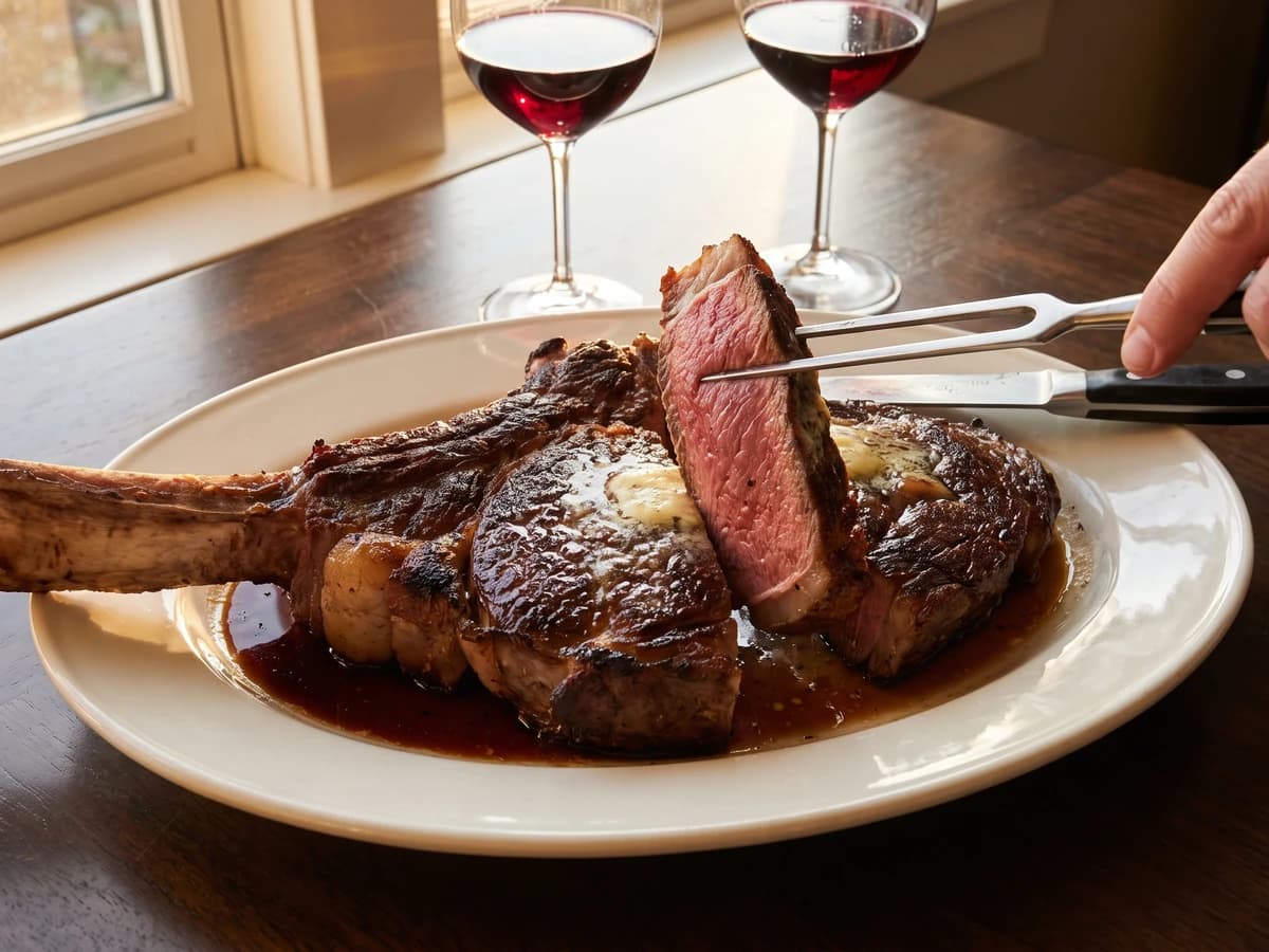 Grilled Sirloin Steaks and Ribs of Beef - Chef Juliette