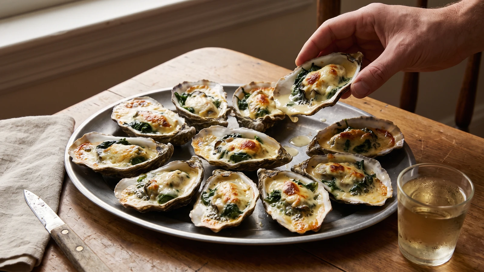 Huîtres à la Florentine