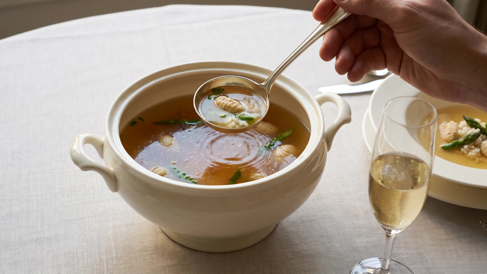 Consommé Montmorency