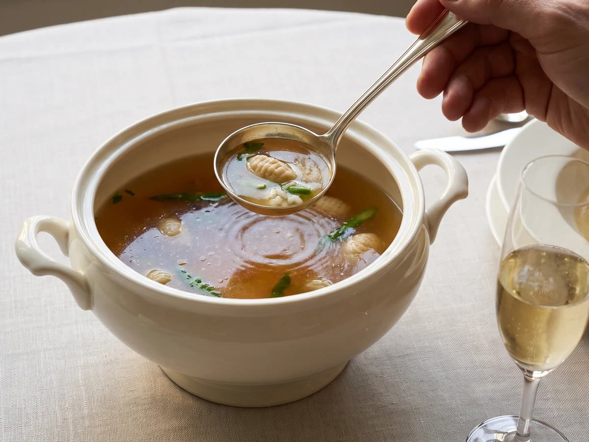 Consommé Montmorency - Chef Juliette