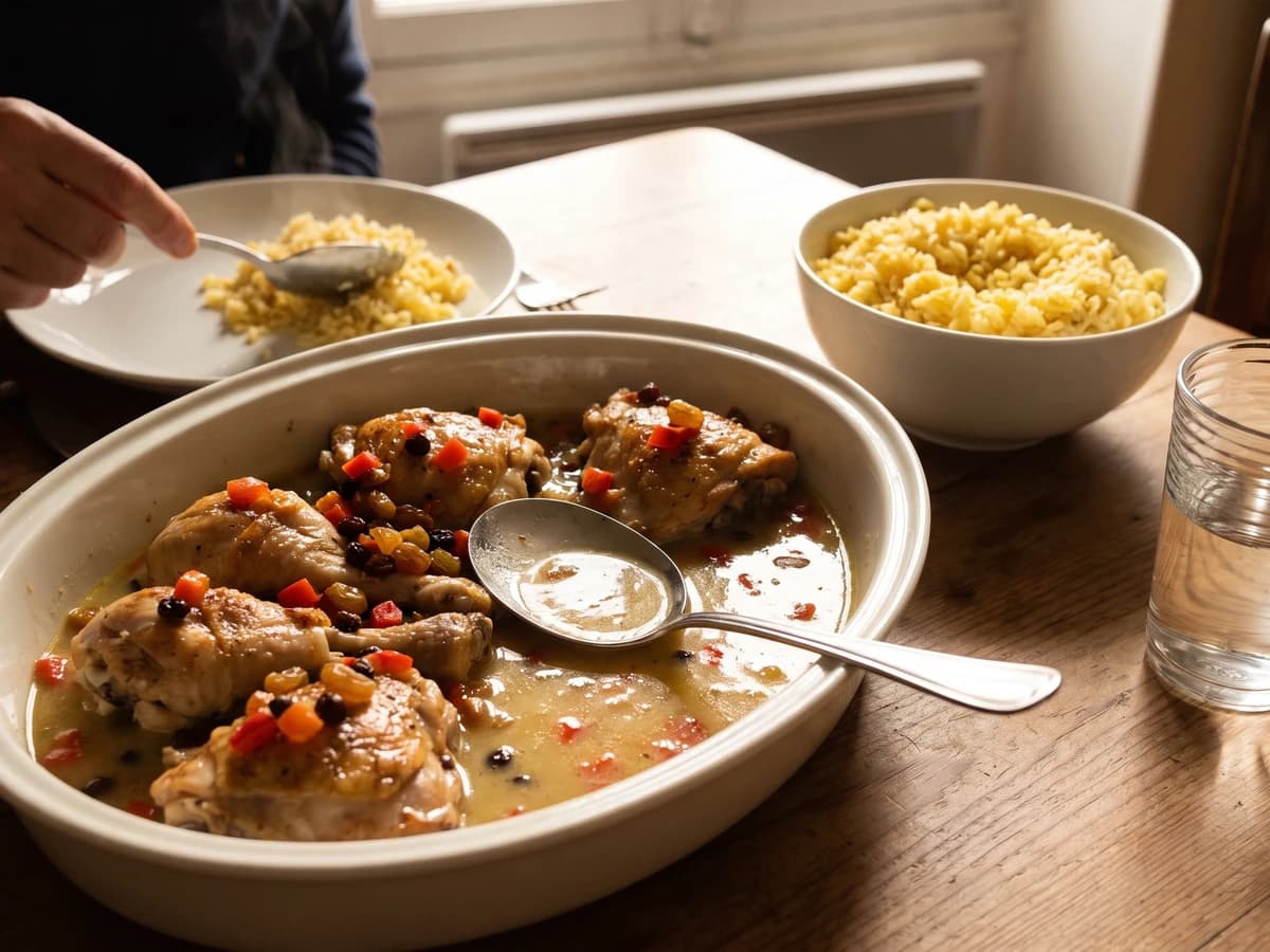 Pilaw de Volaille à la Grecque - Chef Juliette