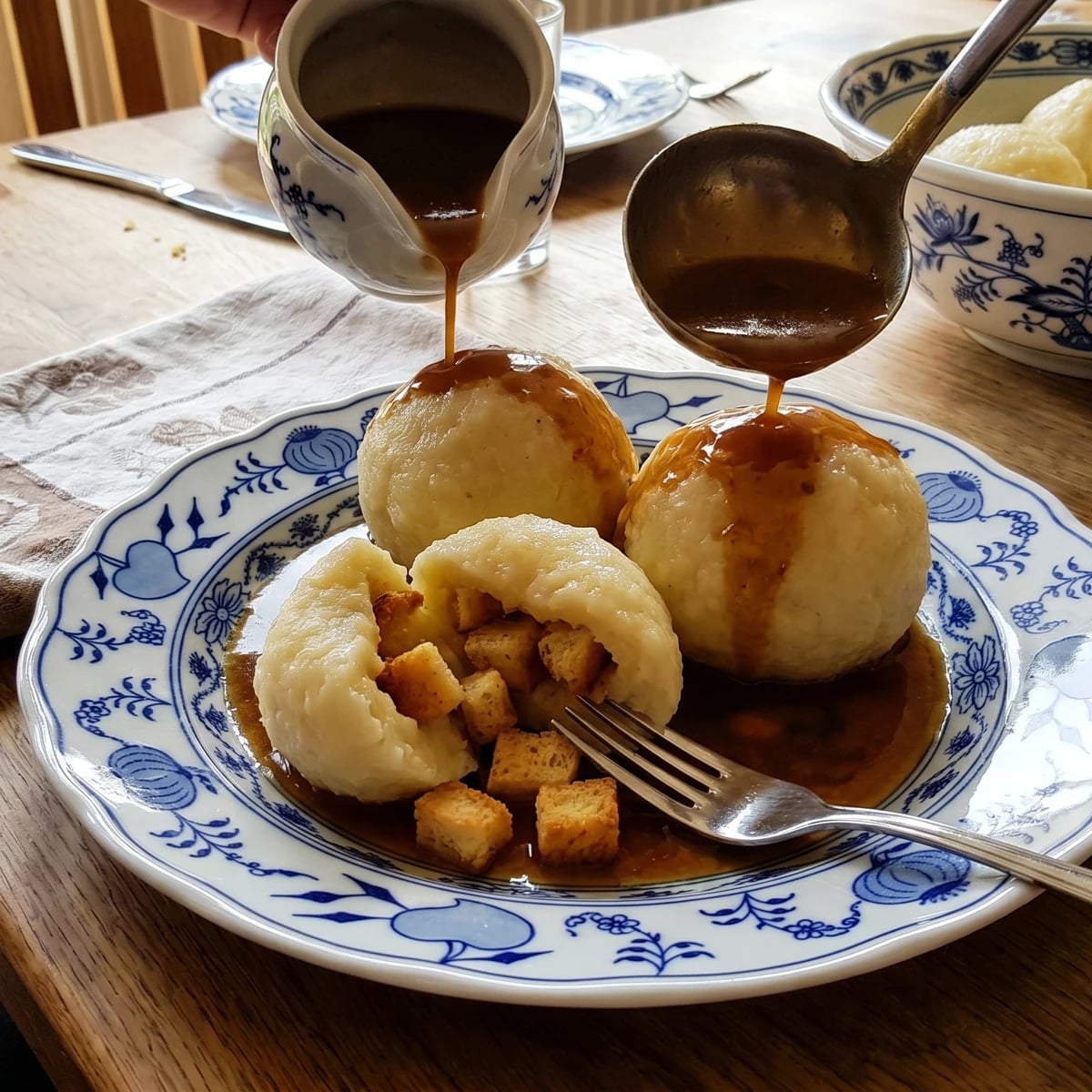 Fränkische Kartoffelklöße