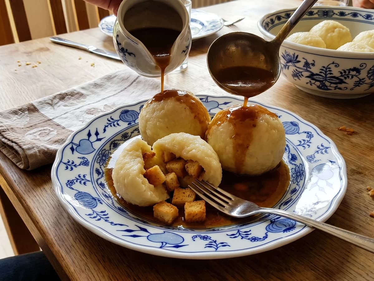Fränkische Kartoffelklöße