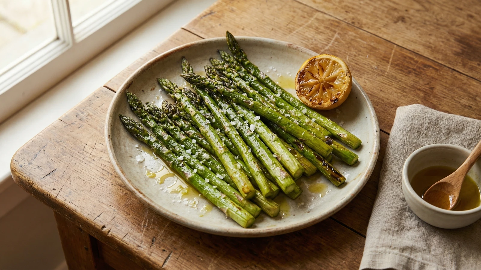 Spring Asparagus with Olive Oil
