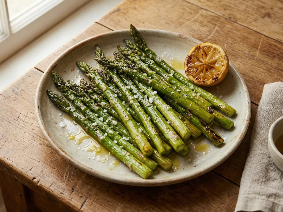 Spring Asparagus with Olive Oil - Chef Ally