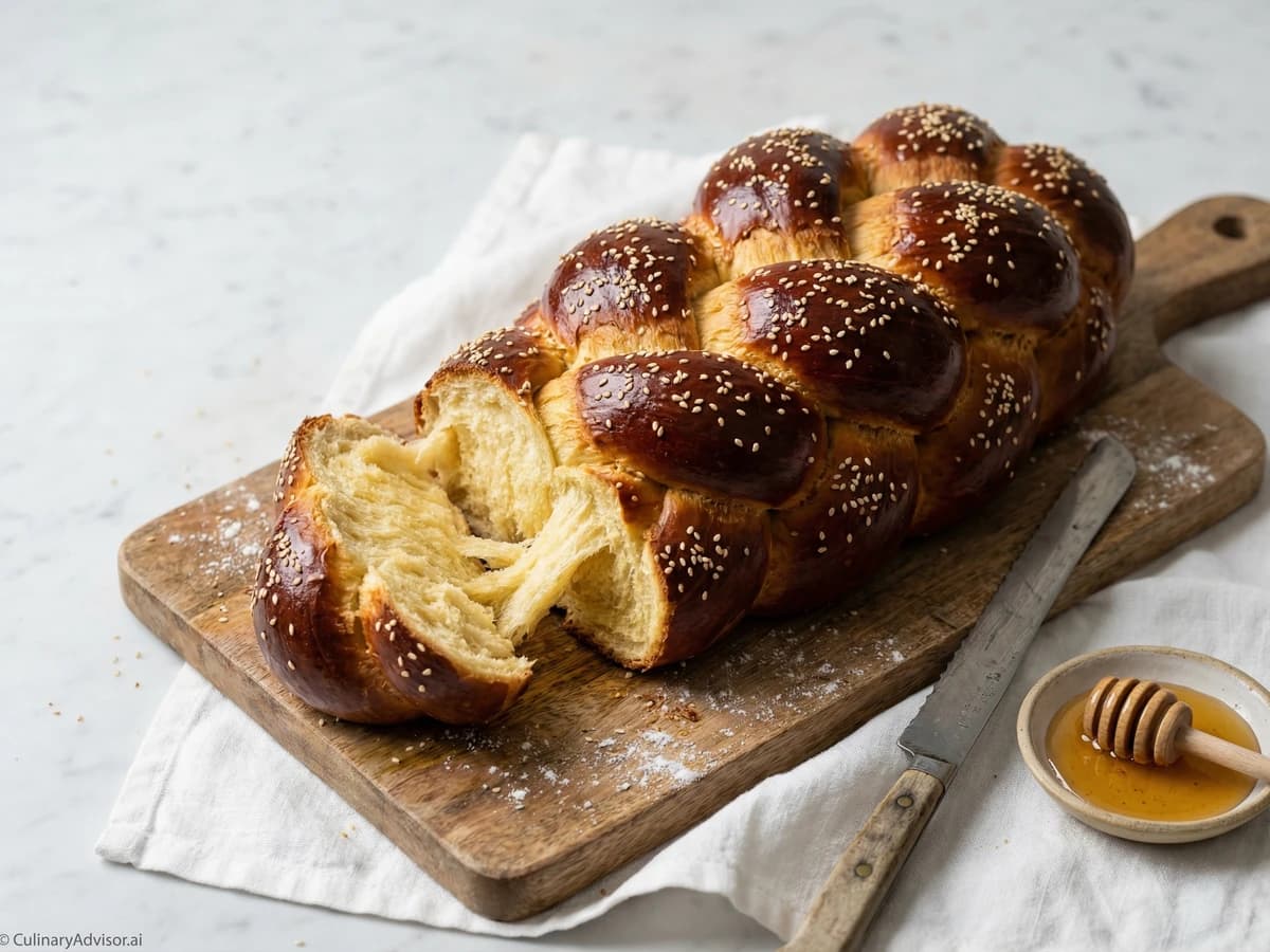 Traditional Braided Challah - Chef Dean