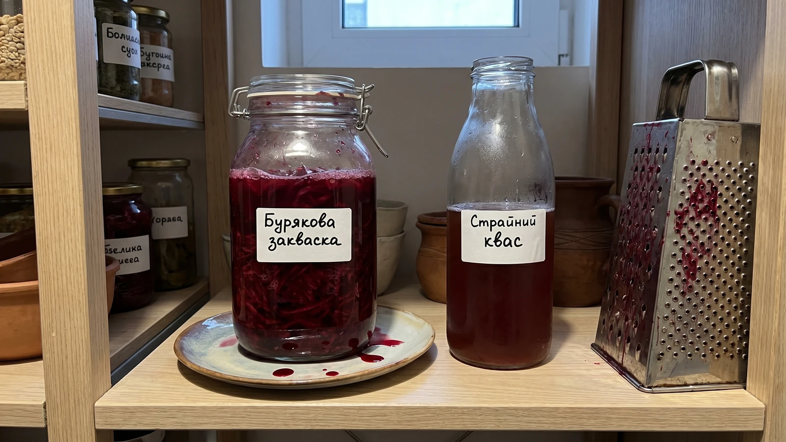 Buryakova Zakvaska (бурякова закваска, beet kvas)