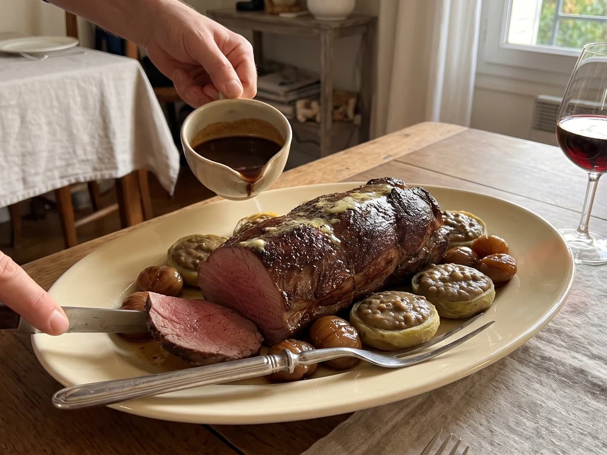 Selle de Chevreuil à la Beaujeu - Chef Juliette