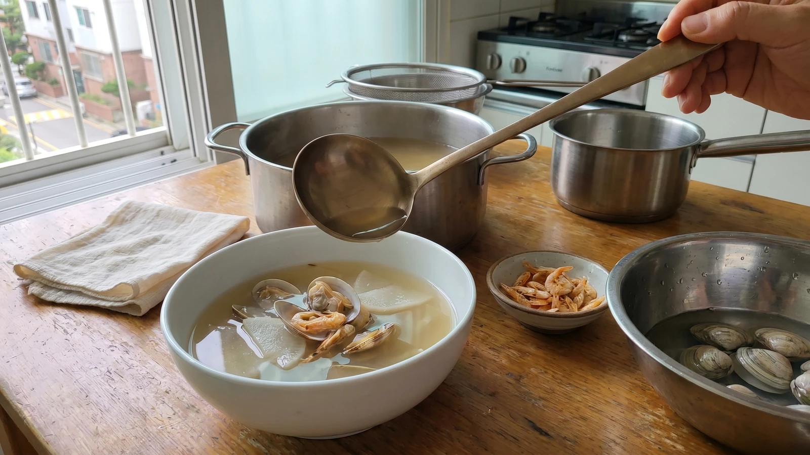 Haemul Yuksu (Korean Seafood Stock)