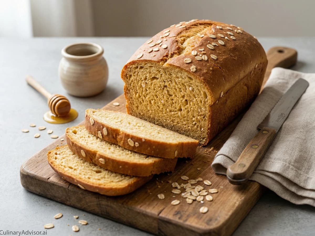 Oatmeal Honey Bread - Chef Dean