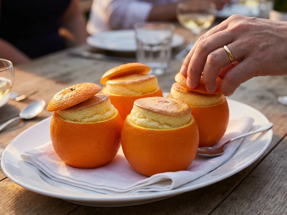 Oranges Soufflées en Surprise - Chef Juliette