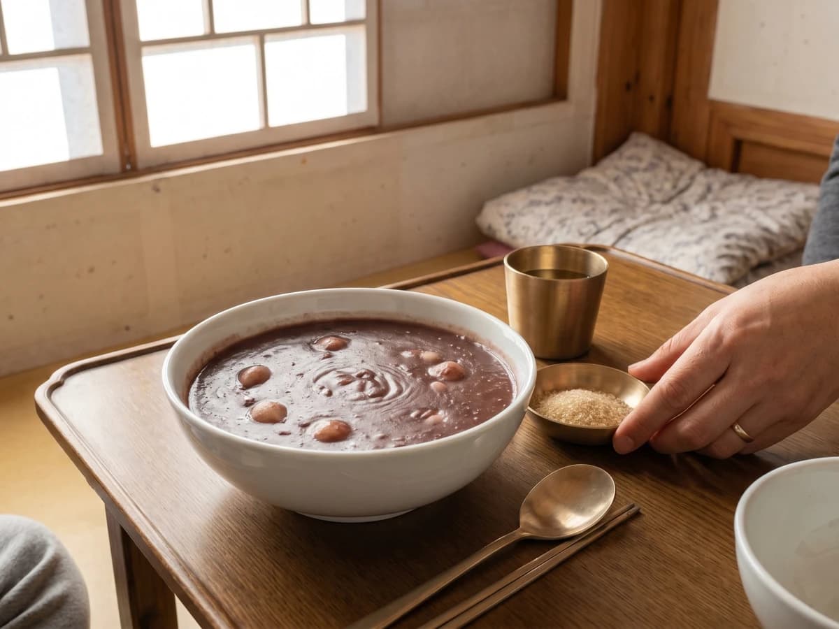 Patjuk (Red Bean Porridge) - Chef Jeong-sun