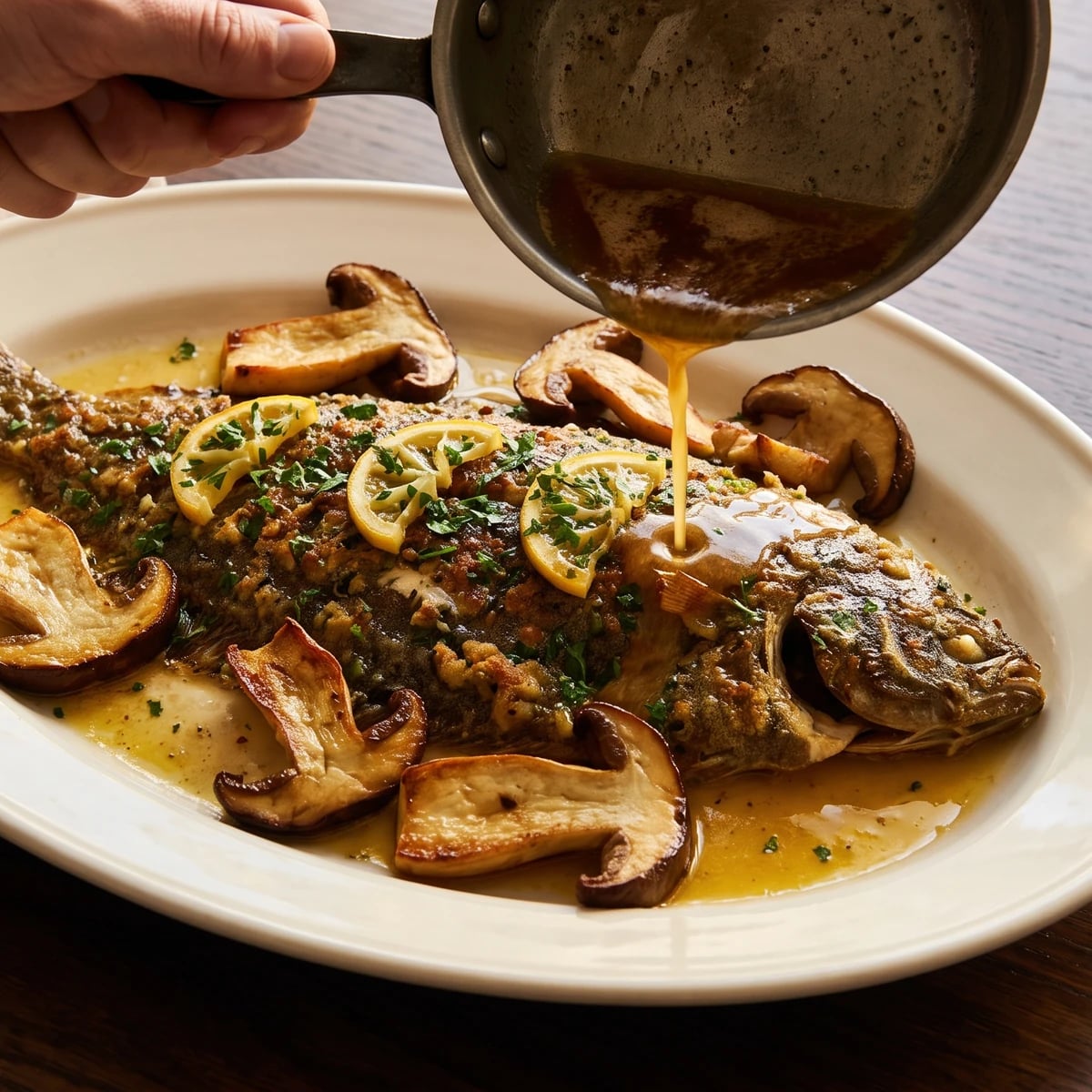 Sole Meunière aux Cèpes