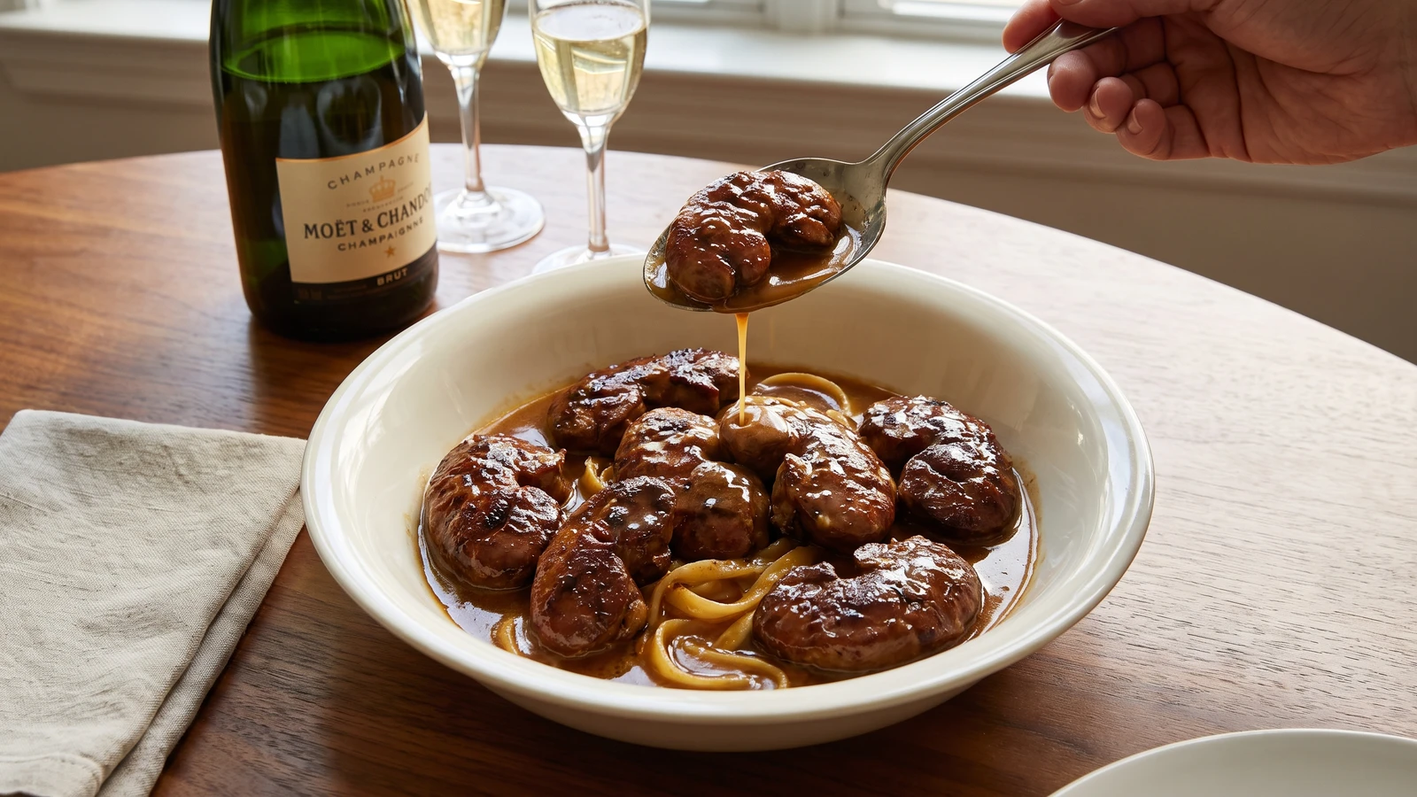Rognons Sautés au Champagne