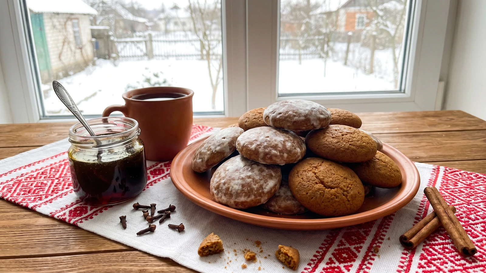 Medovi Pryanyky (медові пряники, honey-spice cookies)