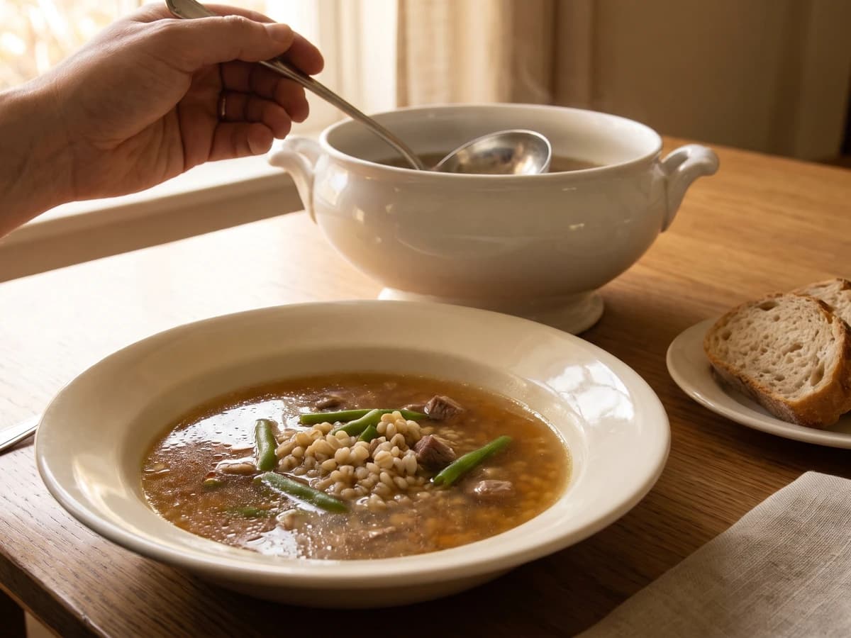 Consommé à l’Écossaise - Chef Juliette