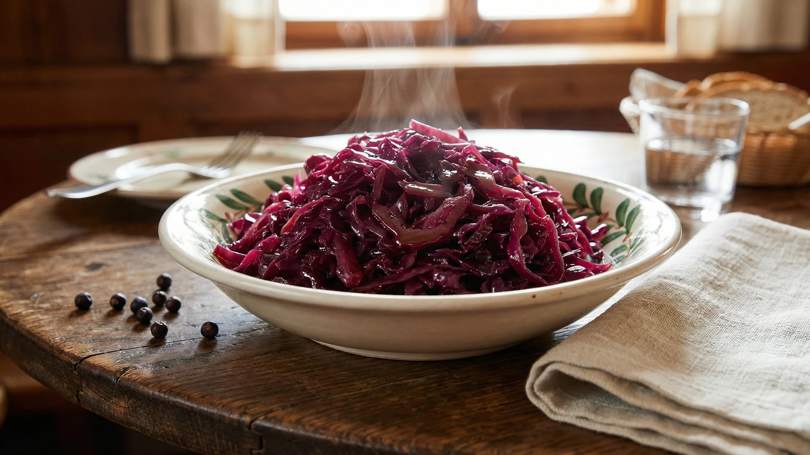 Rotkraut (Braised Red Cabbage with Apple)