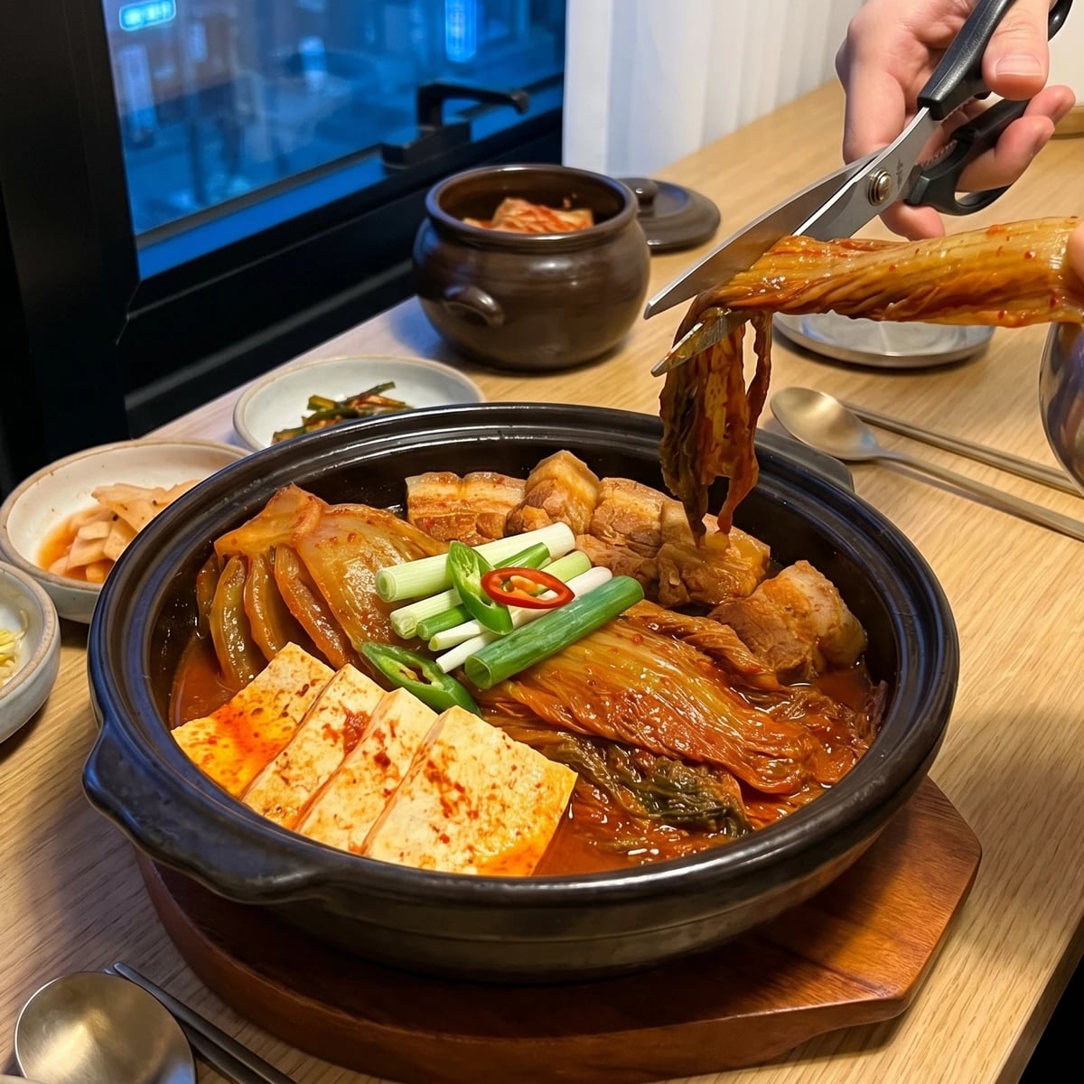 Kimchi-jjim (Pork and Aged Kimchi Braise)