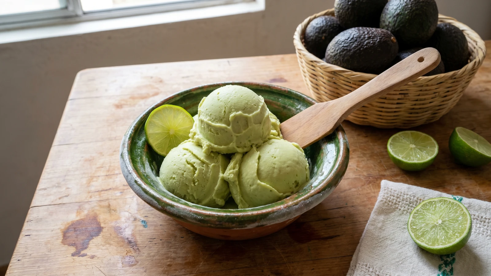 Michoacán Avocado Ice Cream (Nieve de Aguacate)