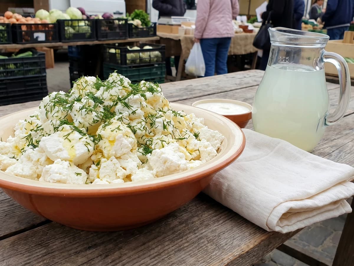 Domashniy Syr (домашній сир, fresh curd cheese)