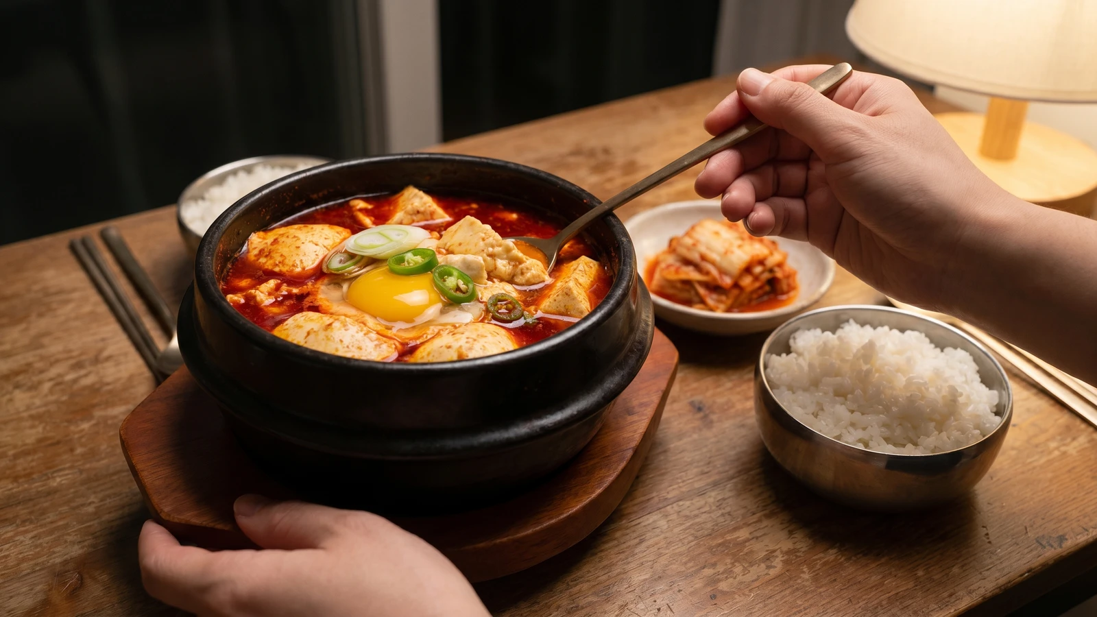 Sundubu-jjigae (Soft Tofu Stew)