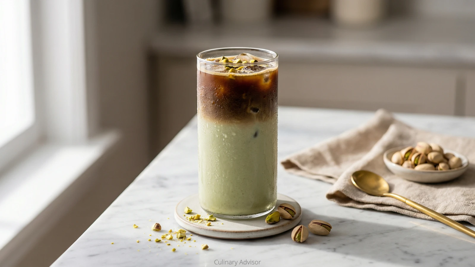 Iced Pistachio Latte