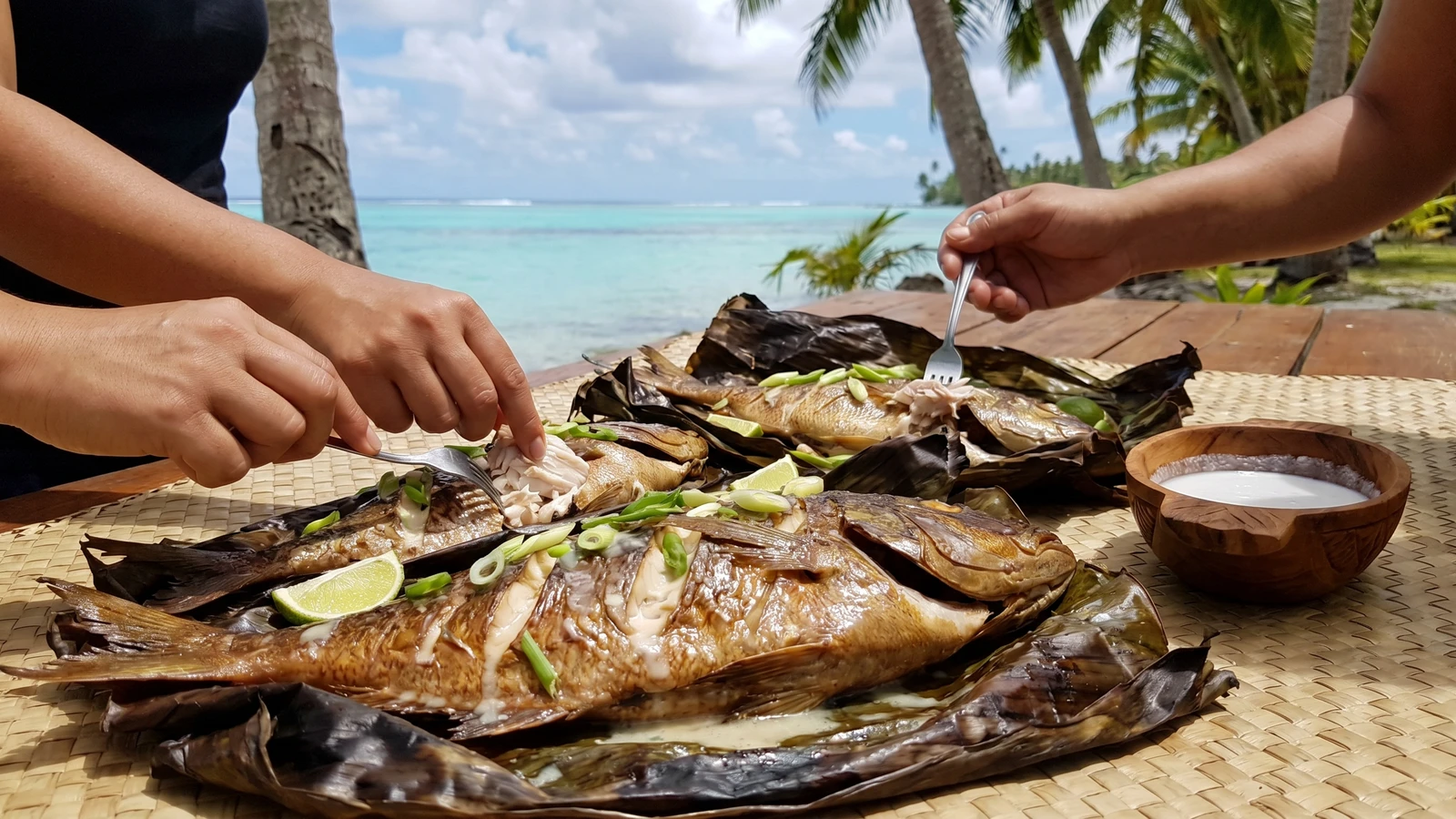 Umu Ika (Cook Islands Earth-Oven Reef Fish)