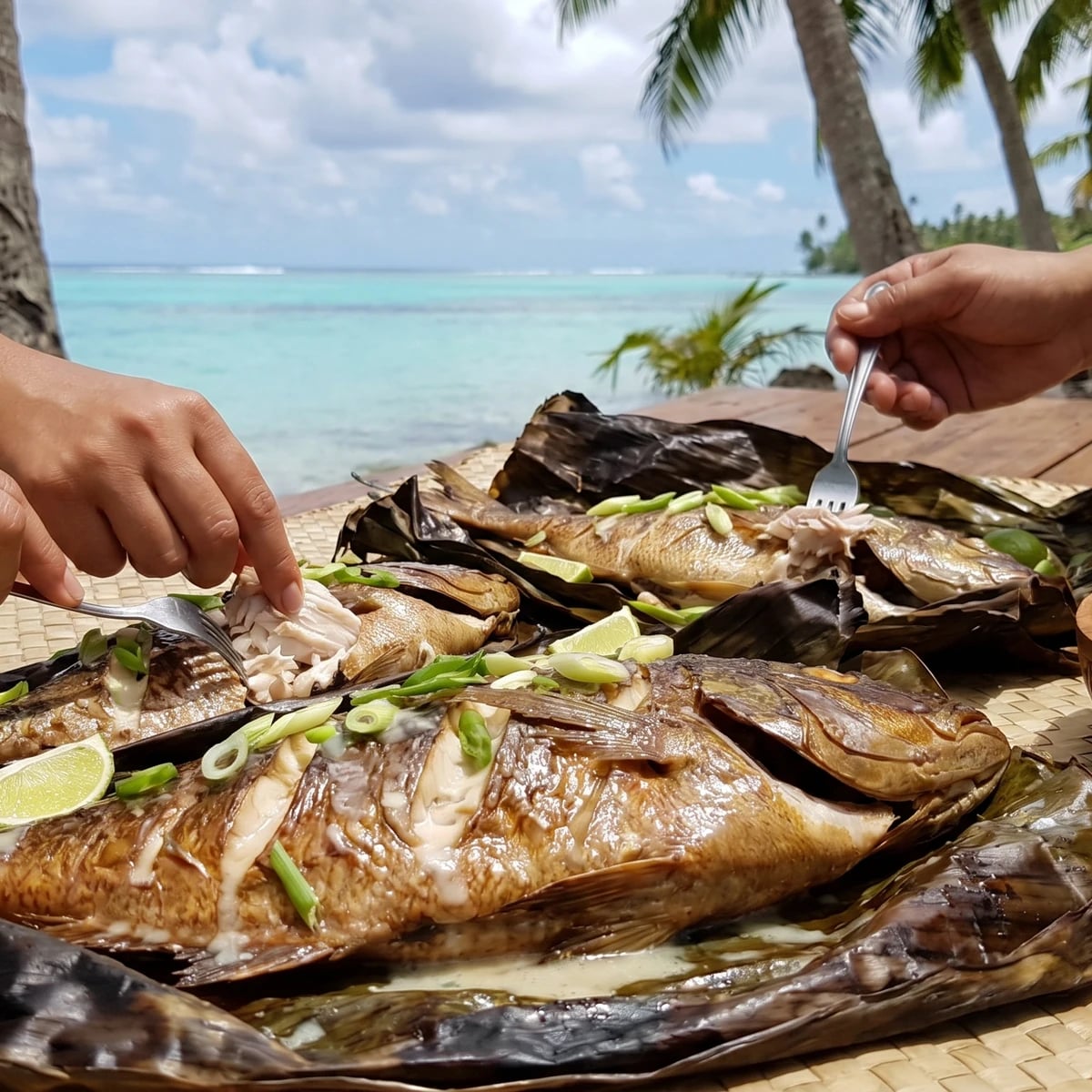 Umu Ika (Cook Islands Earth-Oven Reef Fish)