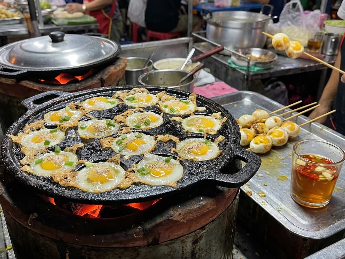 Night Market Quail Eggs (Kai Nok Krata ไข่นกกระทา) - Chef Fai