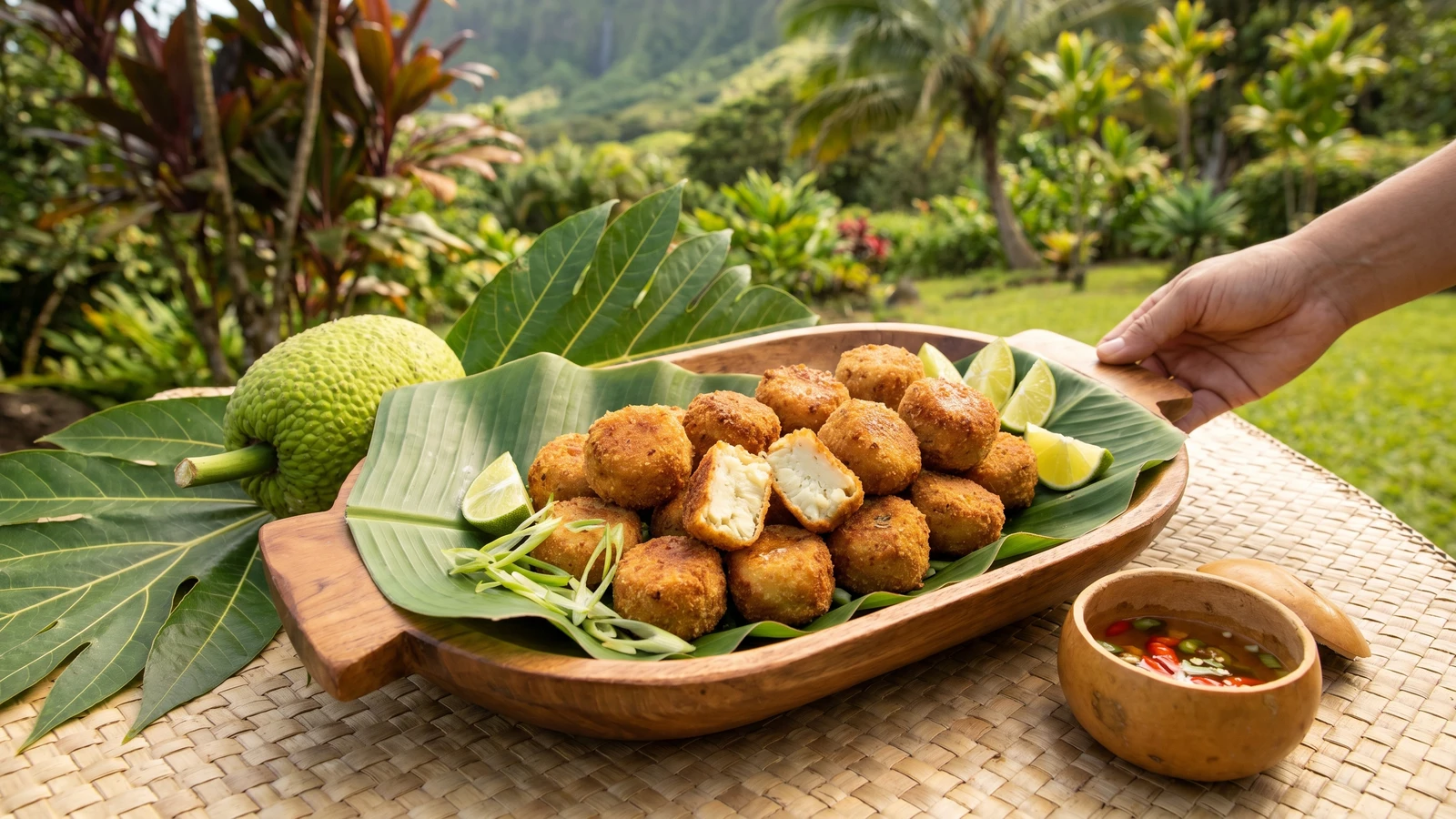 ʻUlu Croquettes (Hawaiian Breadfruit Patties)