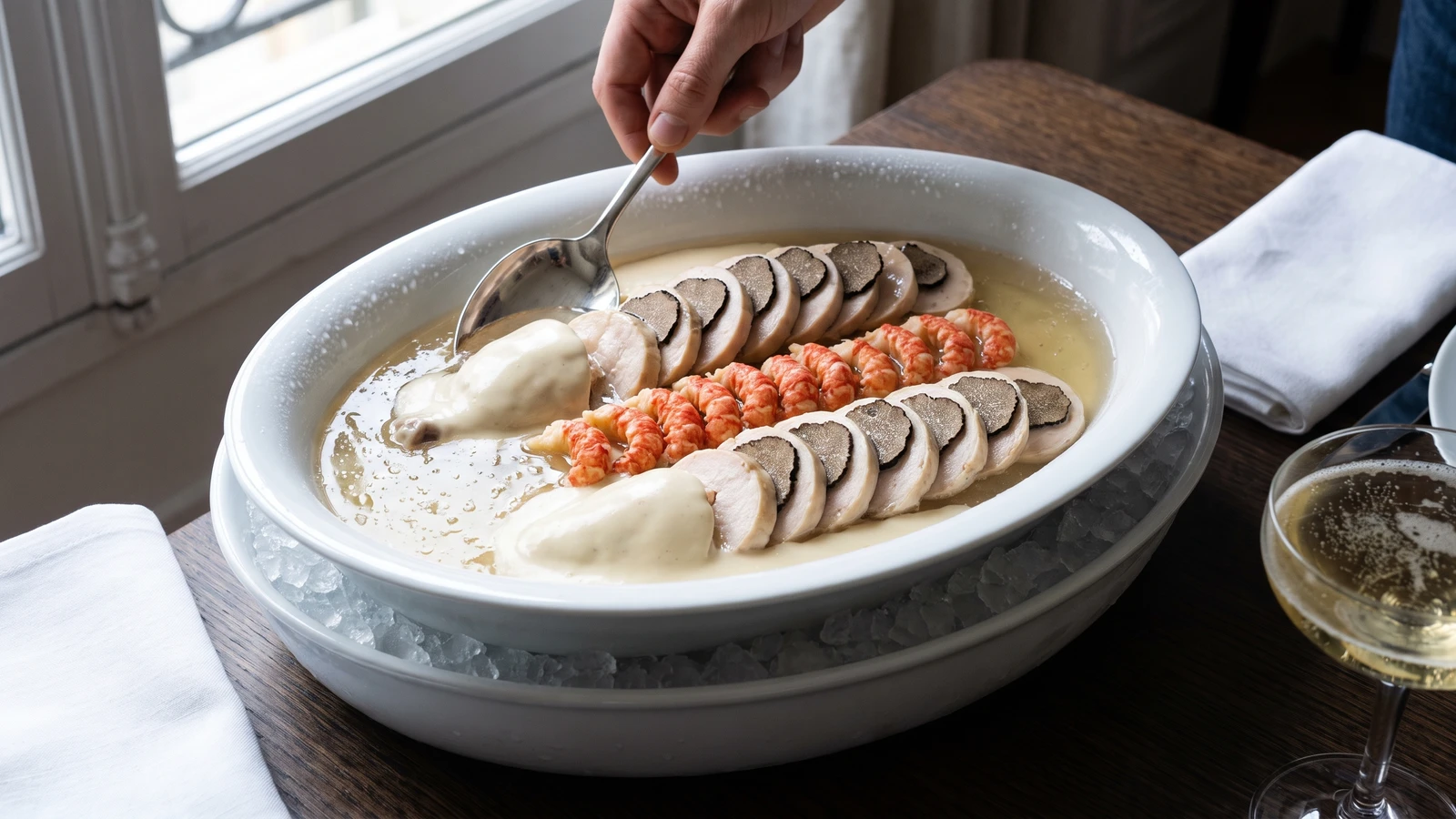 Poularde à la Carmélite