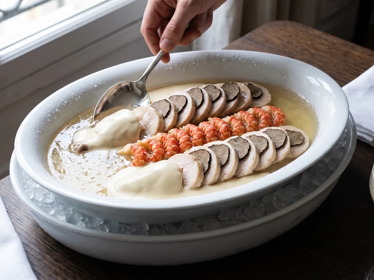 Poularde à la Carmélite