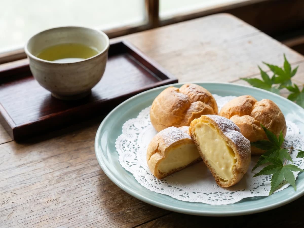 Shu Cream & Japanese Choux Pastries — recipes by Chef Takumi