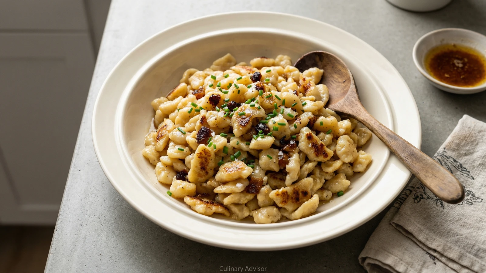 German Spaetzle with Brown Butter