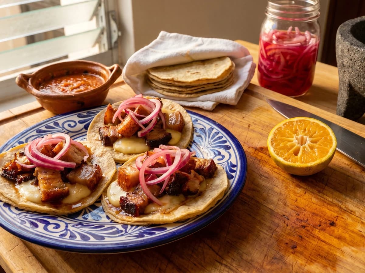 Tacos de Castacán con Queso - Chef Lupita