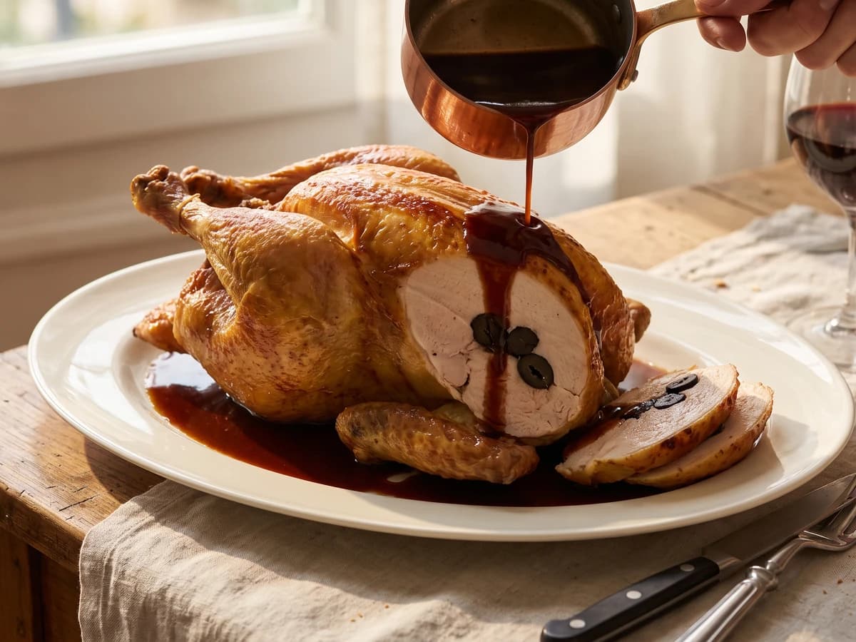 Poularde à la Périgord - Chef Juliette