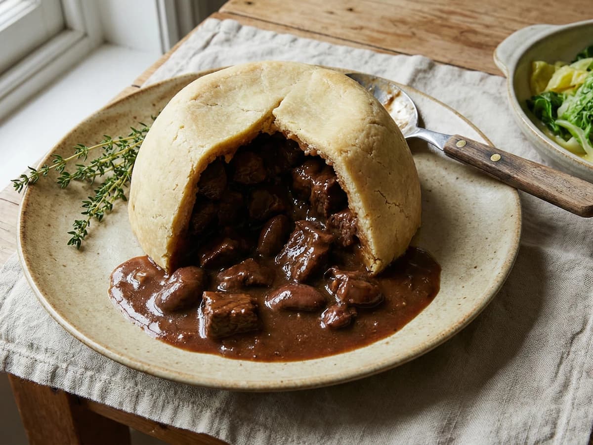 Steak and Kidney Pudding - Chef Thomas