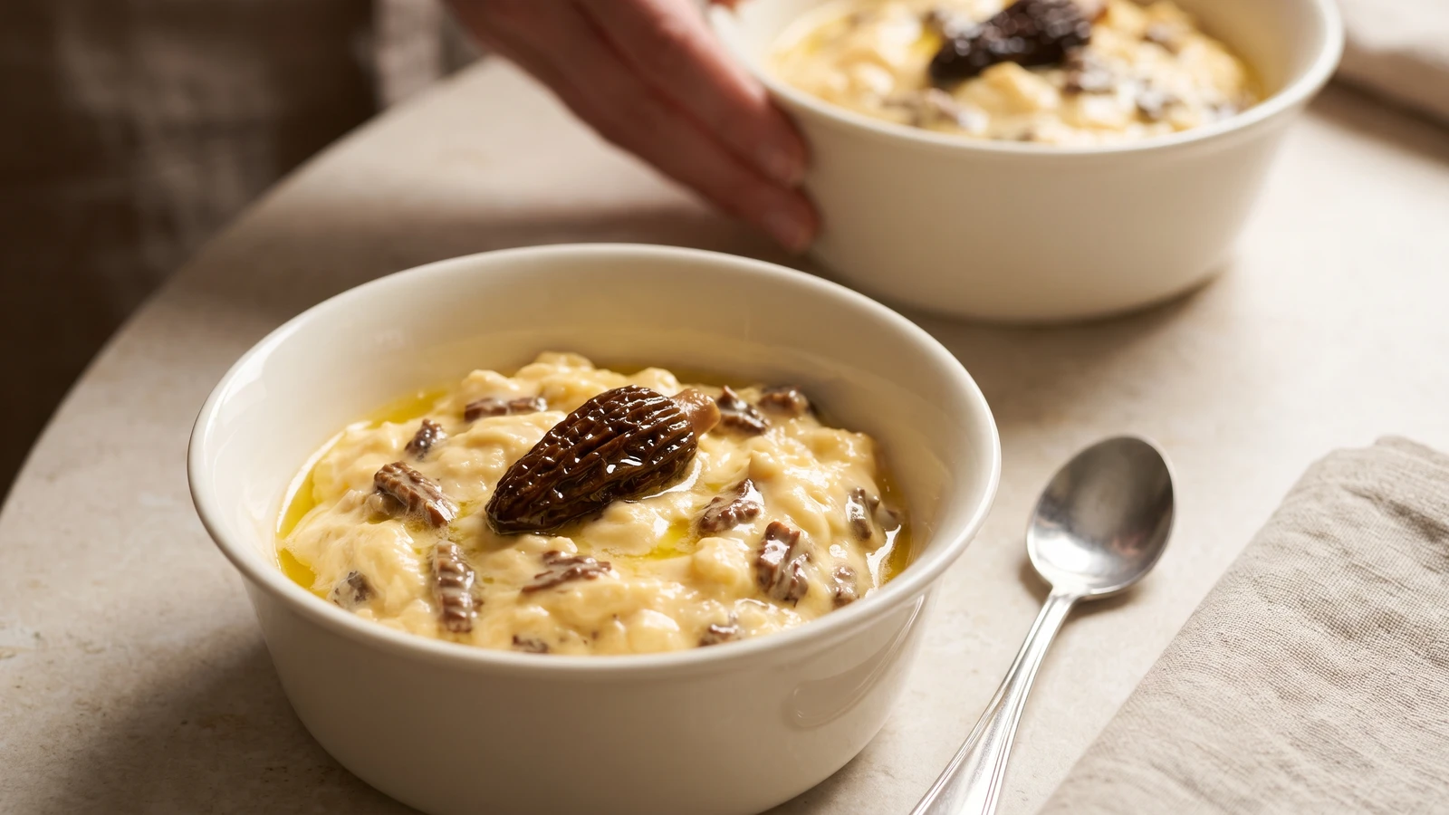 Scrambled Eggs with Morels