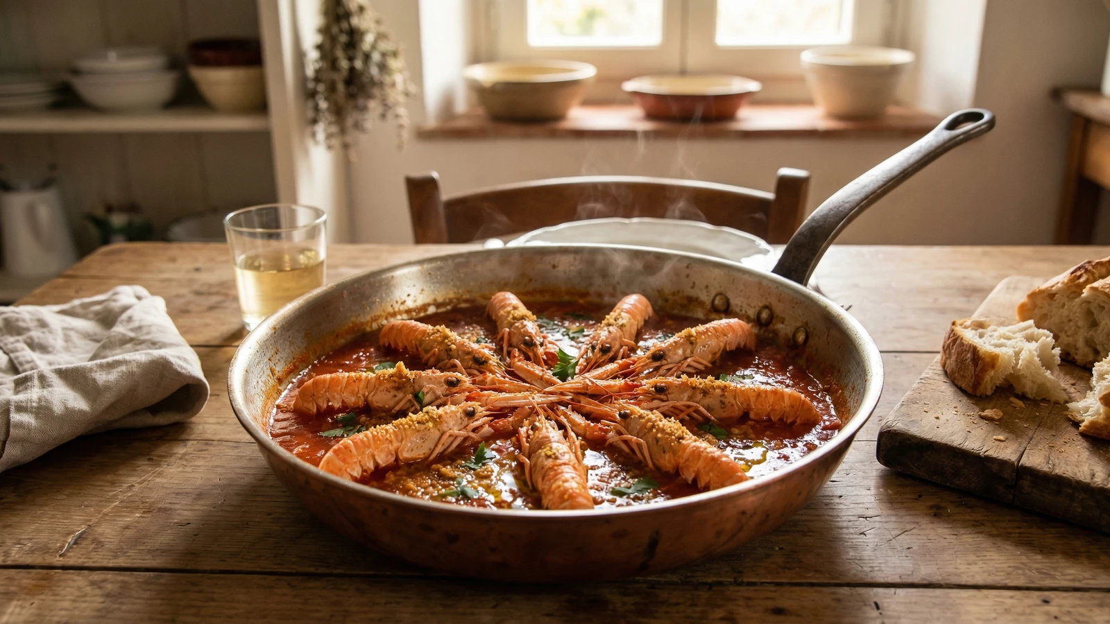 Scampi alla Busara