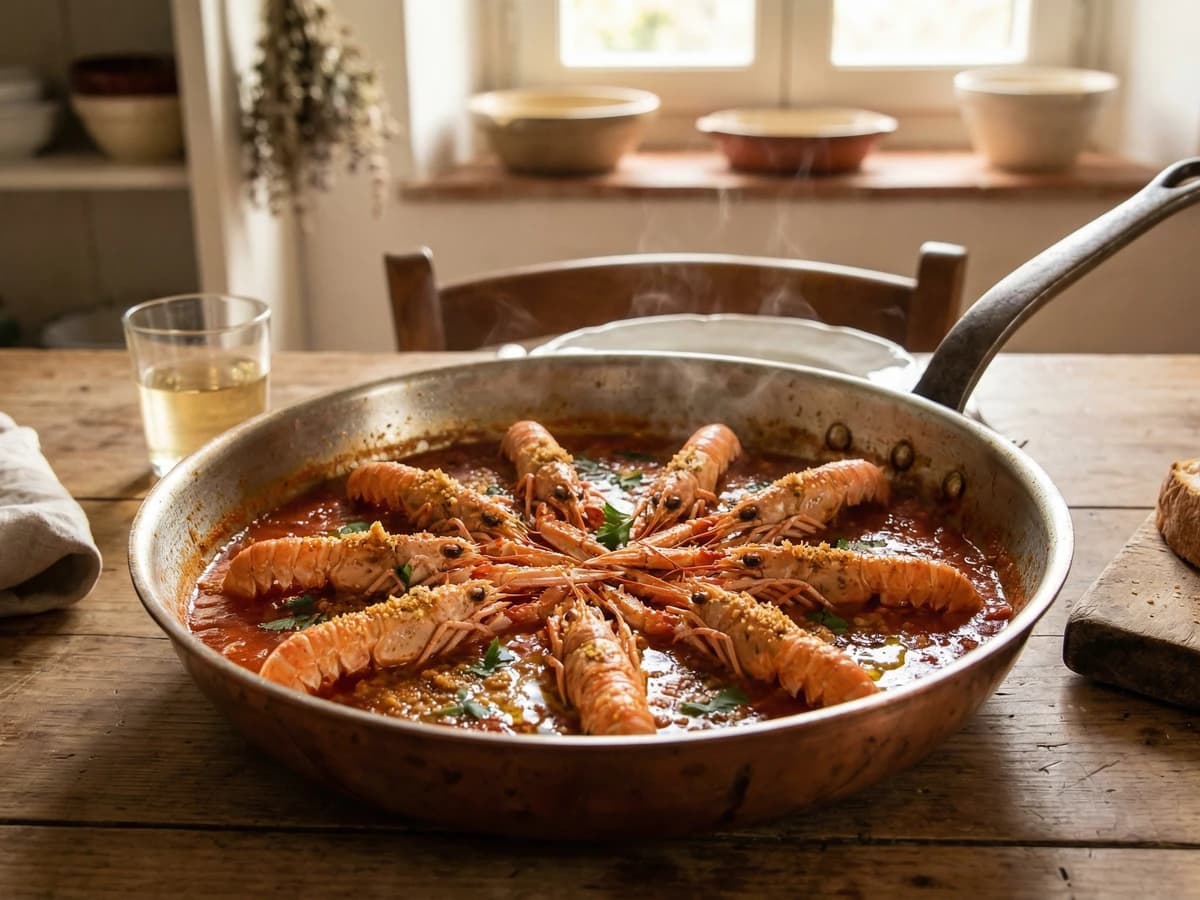 Scampi alla Busara - Chef Graziella