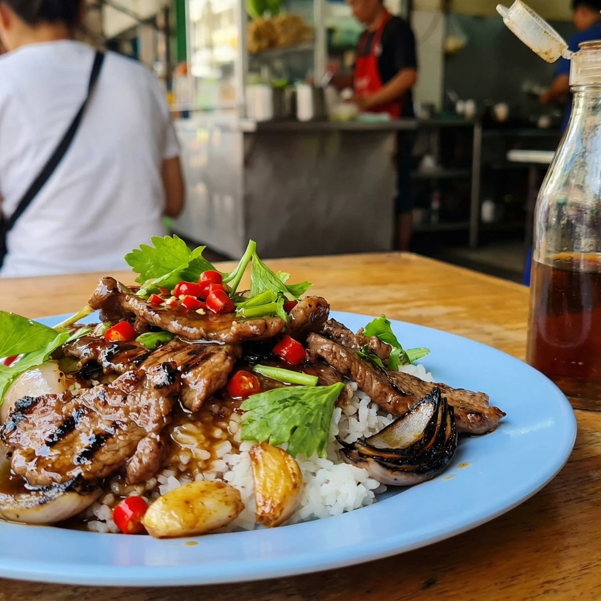 Beef in Oyster Sauce (Nua Pad Nam Man Hoy)
