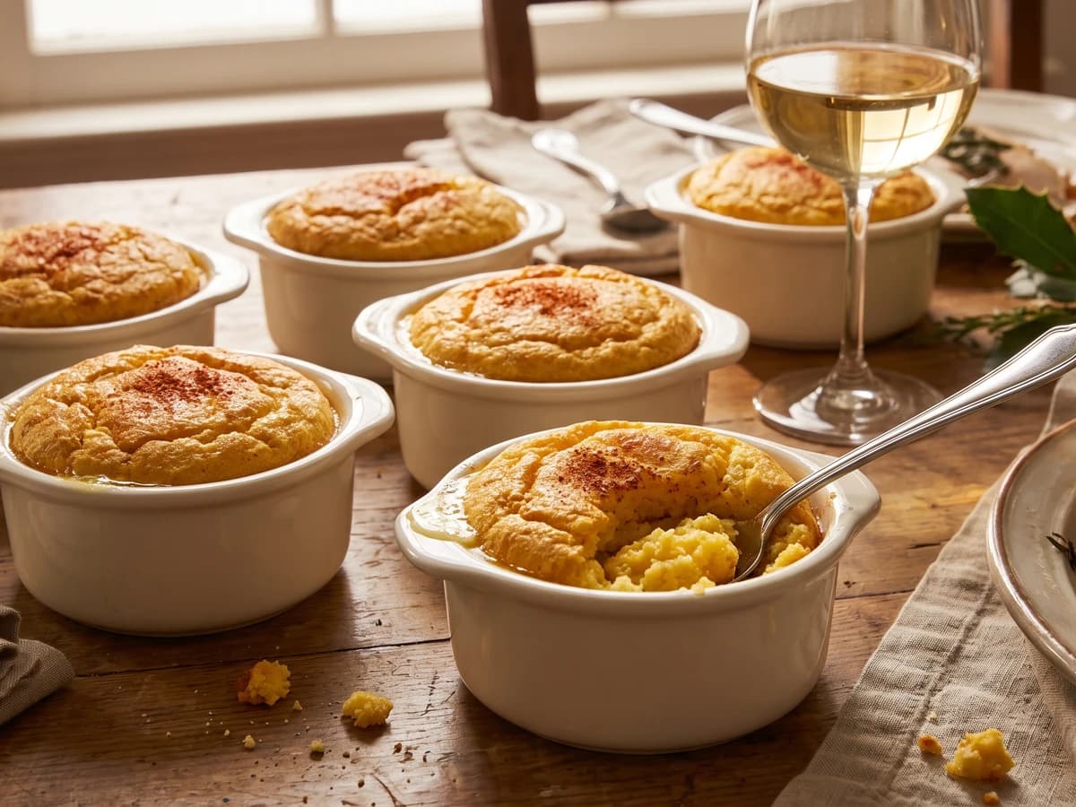 Soufflé de Maïs au Paprika - Chef Juliette