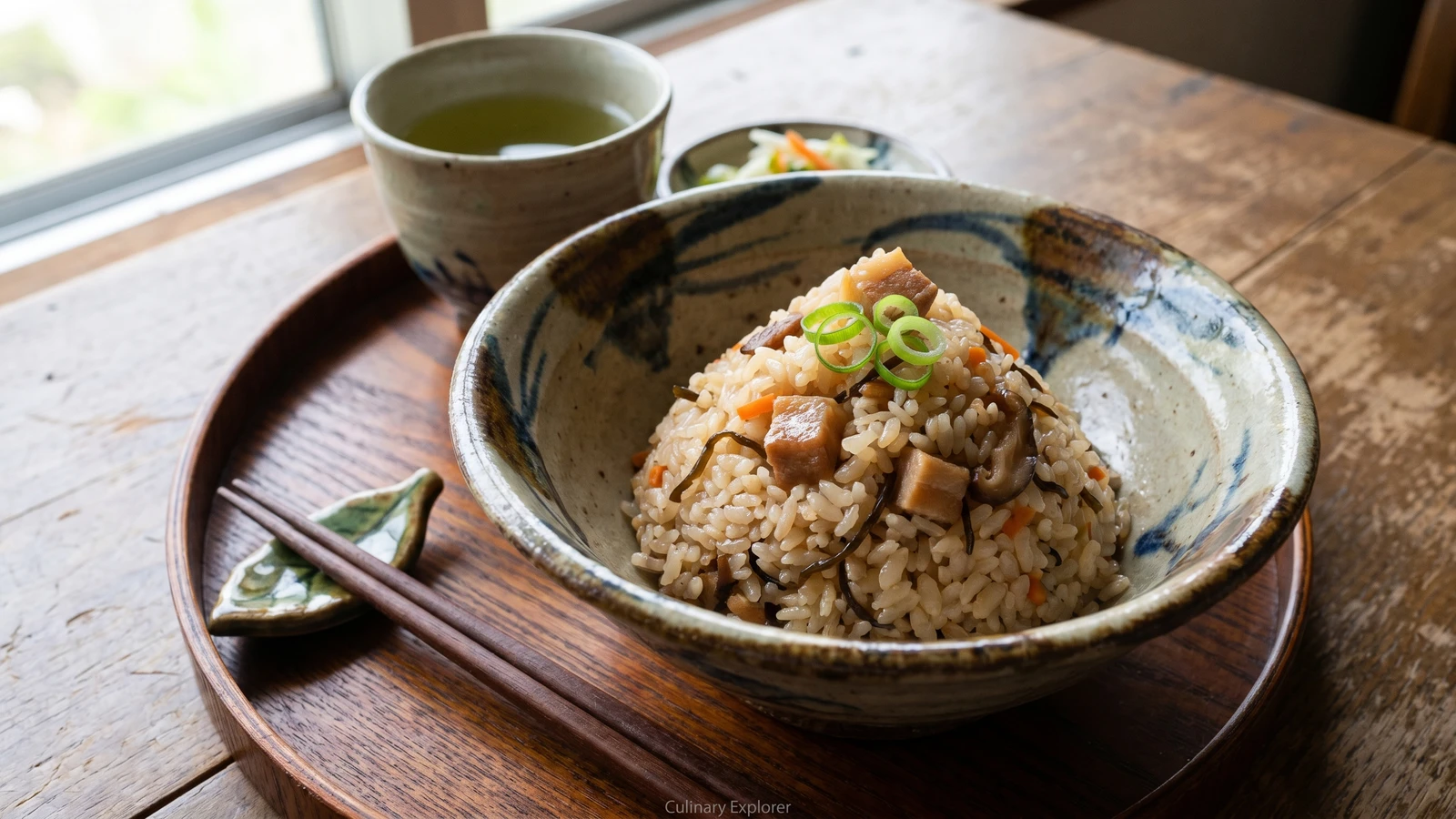 Jūshī (ジューシー, Okinawan mixed rice)